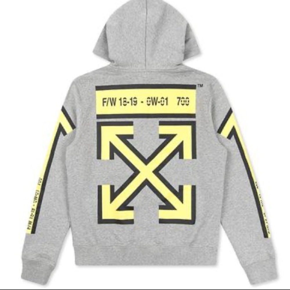 Authentic Off-White Fall-Winter Arrows Hoodie - image 1